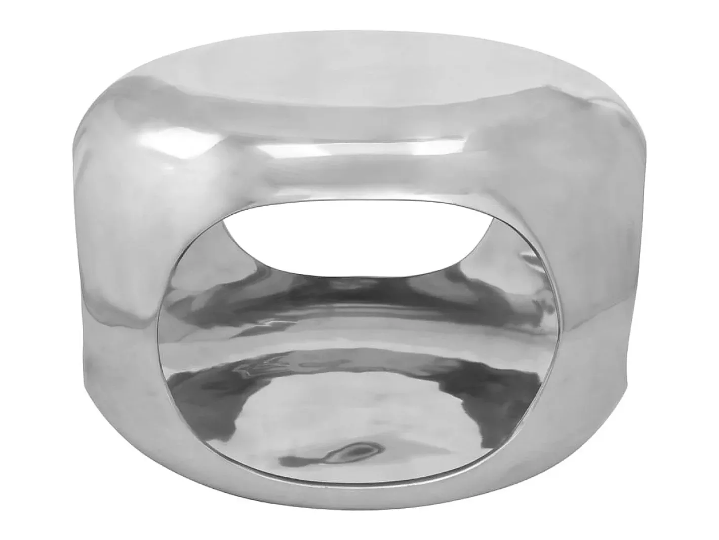 Mesa de centro 50x50x30 cm alumínio PT829485* Clearance