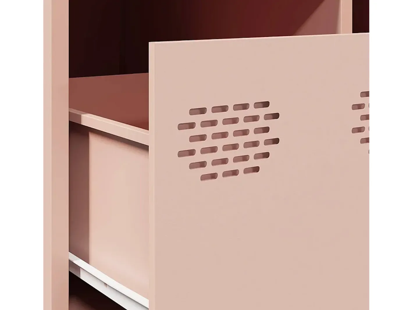 vidaxl Mesa De Centro*Mesa de centro 101,5x50x43,5 cm aço laminado a frio Rosa