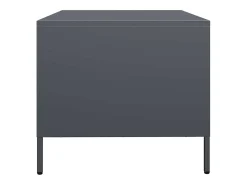 vidaxl Mesa De Centro*Mesa de centro 68,5x50x43,5 cm aço laminado a frio antracite Cinza antracite