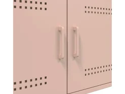 vidaxl Mesa De Centro*Mesa de centro 68x50x50,5 cm aço Rosa