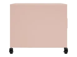 vidaxl Mesa De Centro*Mesa de centro 68x50x43,5 cm aço Rosa