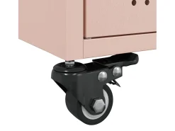 vidaxl Mesa De Centro*Mesa de centro 68x50x43,5 cm aço Rosa