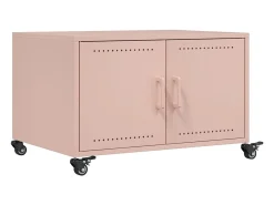 vidaxl Mesa De Centro*Mesa de centro 68x50x43,5 cm aço Rosa