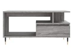 vidaxl Mesa De Centro*Mesa de centro 90x49x45 cm derivados de madeira sonoma Cinzento