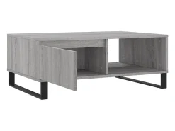 vidaxl Mesa De Centro*Mesa de centro 90x60x35 cm derivados de madeira sonoma Cinzento