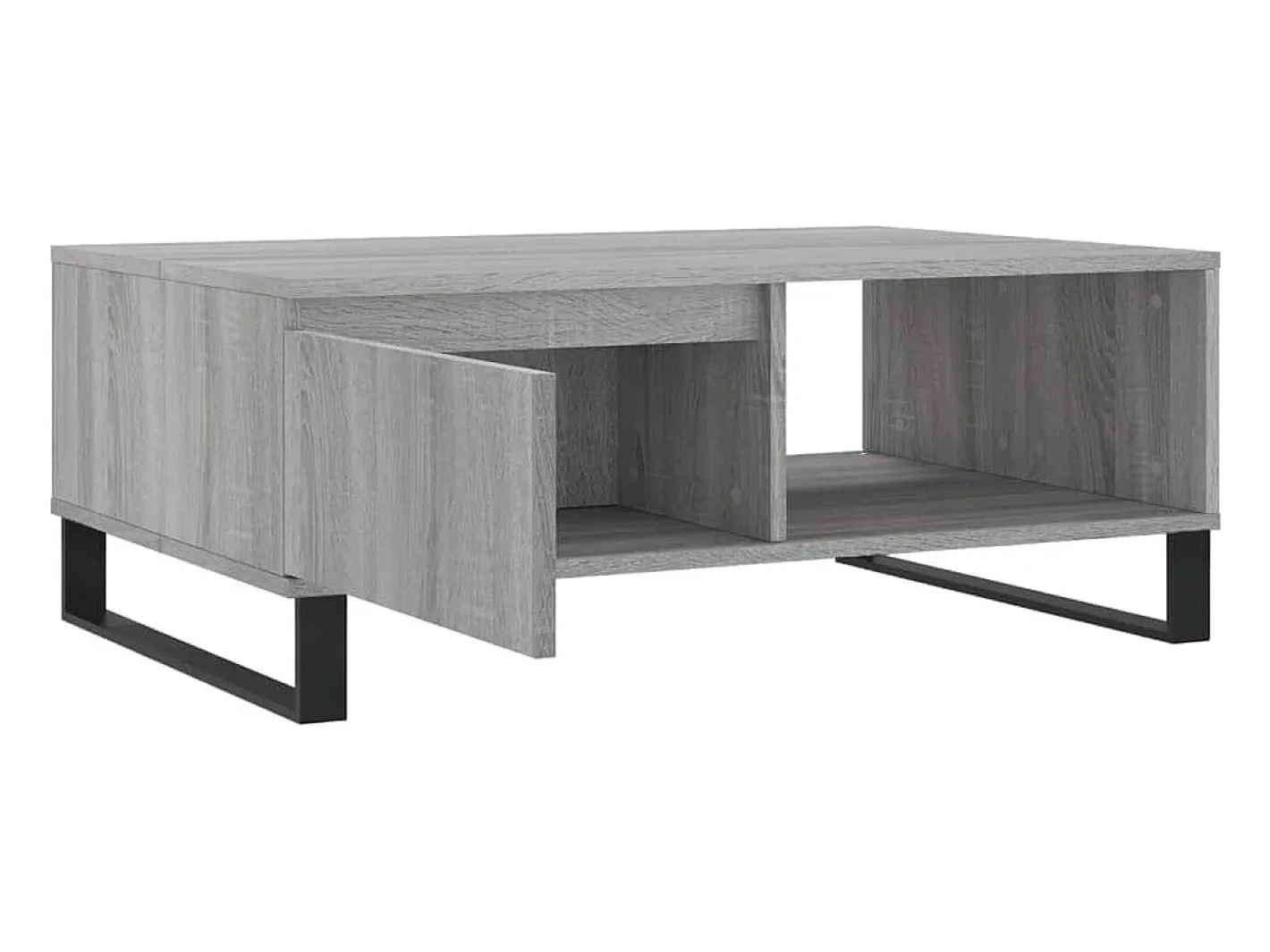 vidaxl Mesa De Centro*Mesa de centro 90x60x35 cm derivados de madeira sonoma Cinzento