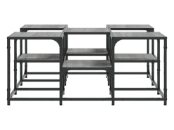 vidaxl Mesa De Centro*Mesa de centro 91x91x40 cm derivados de madeira sonoma Cinzento