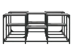 vidaxl Mesa De Centro*Mesa de centro 91x91x40 cm derivados de madeira sonoma Cinzento