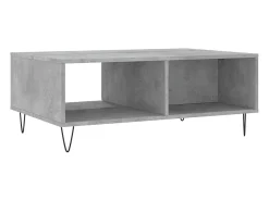 vidaxl Mesa De Centro*Mesa de centro 90x60x35 cm derivados madeira cimento Cinzento