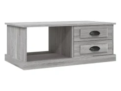 vidaxl Mesa De Centro*Mesa de centro 90x50x35 cm derivados madeira sonoma Cinzento