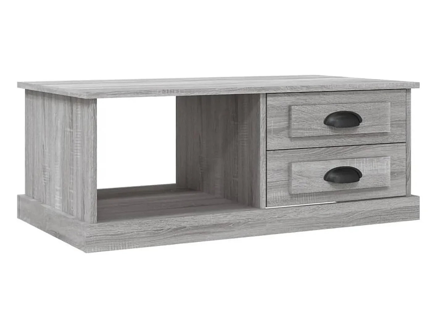 vidaxl Mesa De Centro*Mesa de centro 90x50x35 cm derivados madeira sonoma Cinzento