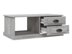 vidaxl Mesa De Centro*Mesa de centro 90x50x35 cm derivados madeira sonoma Cinzento