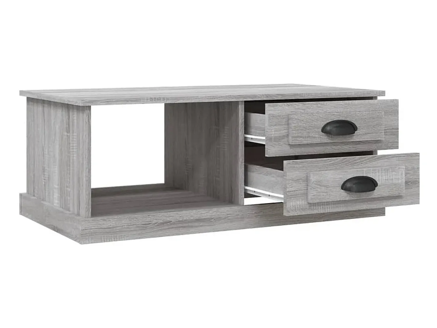 vidaxl Mesa De Centro*Mesa de centro 90x50x35 cm derivados madeira sonoma Cinzento