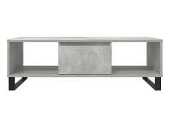 vidaxl Mesa De Centro*Mesa de centro 104x60x35 cm derivados madeira cinzento cimento Cinzento claro