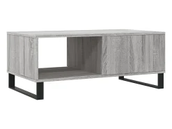 vidaxl Mesa De Centro*Mesa de centro 90x50x36,5 cm derivados madeira sonoma Cinzento