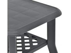 vidaxl Mesa De Centro*Mesa de centro 90x60x46 cm plástico antracite Cinza antracite