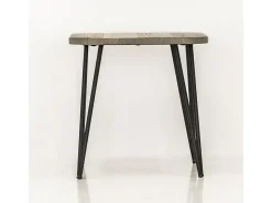 Mesa de centro 50x50x50 cm preta adesso adesl07* Discount