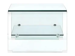 Clearance Mesa de centro 50x45x33 cm vidro temperado PT132486 Mesa De Centro