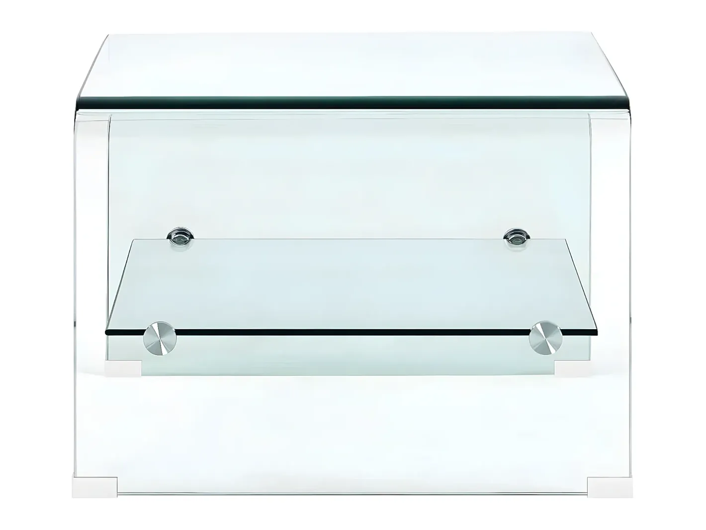 Clearance Mesa de centro 50x45x33 cm vidro temperado PT132486 Mesa De Centro