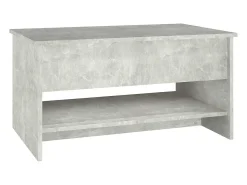 vidaxl Mesa De Centro*Mesa de centro 80x50x40cm derivados de madeira cimento Cinzento