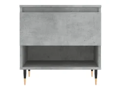 vidaxl Mesa De Centro*Mesa de centro 50x46x50cm derivados de madeira cinzento-cimento Cinzento claro