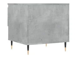 vidaxl Mesa De Centro*Mesa de centro 50x46x50cm derivados de madeira cinzento-cimento Cinzento claro