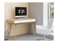 Mesa de computador com tampo elevável em MDF roxo^Loft24 Clearance