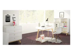 Mesa de computador com tampo elevável em MDF verde*Loft24 Sale