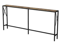 Vicco Consola*Mesa de consola carvalho rústico 174x20x77 lima Natural escuro