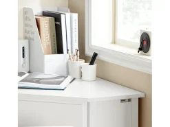 Sobuy Consola*Mesa de consola de canto branca com gaveta, triângulo FWT31-W Branco