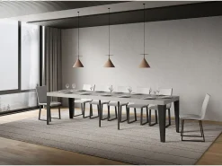 Mesa de consola extensível 90x40/300 cm Flame Premium cashmere*ITAMOBY Outlet