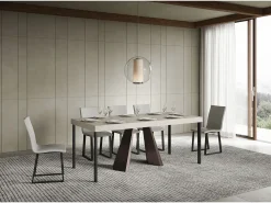 Online Mesa de consola extensível 90x40/300 cm Diamante Premium cashmere Consola