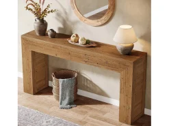 Mesa de console de 160 cm para entrada, console de sofá de fazenda para trás do sofá^Tribesigns Best