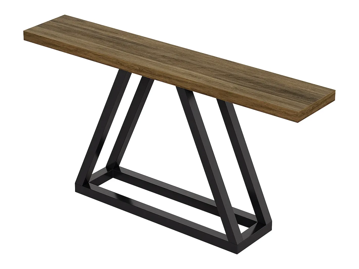 Mesa de console estreita de 160 cm – ideal como mesa de sofá atrás do sofá, design moderno para áreas de entrada^Tribesigns Online