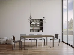 ITAMOBY Consola*Mesa de console extensível 90x40/300 cm Tecno Premium cinza pomba Taupe