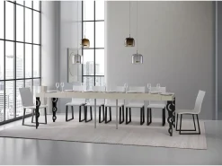 Mesa de console extensível Karamay Premium Cashmere 90x40/300 cm^ITAMOBY Clearance