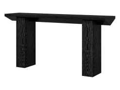 Tribesigns Consola*Mesa de Console para Entrada, Mesa de Sofá Longa e Fina Preta de 160cm Preto