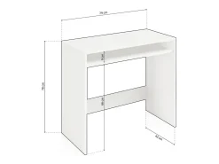 Mesa de escrita Dax Blanco Alpes^duehome Sale