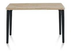duehome Consola*Mesa de estudo Padma Preto / Natural claro