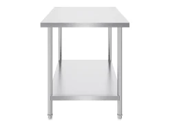 Mesa de Trabalho de Preparação em Aço Inoxidável SucceBuy, 762 x 1219 x 864 mm, Estação de Trabalho Comercial para Alimentos^ Clearance