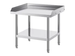 Mesa de Trabalho em Aço Inoxidável SucceBuy, 610 x 711 x 660 mm, Mesa de Preparação de Alimentos Comercial para Restaurante* Best