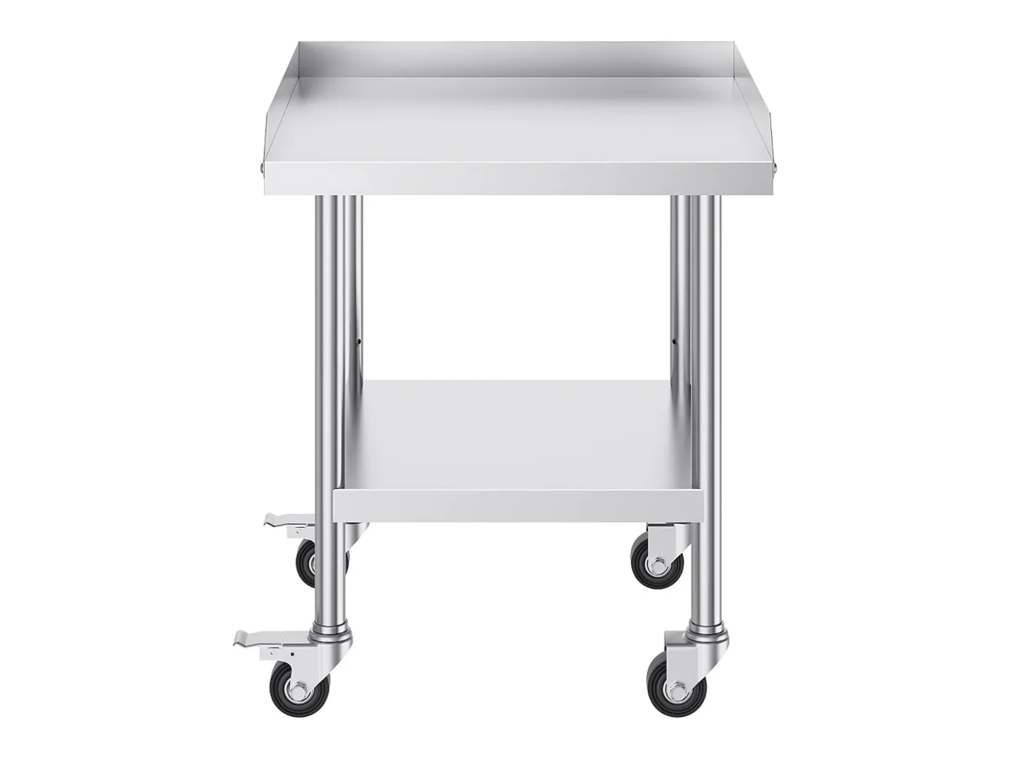 Mesa de Trabalho SucceBuy Mesa de Trabalho em Aço Inoxidável 60.96 x 60.96 cm, Mesa de Preparação de Alimentos Comercial para Serviços Pesados* Online