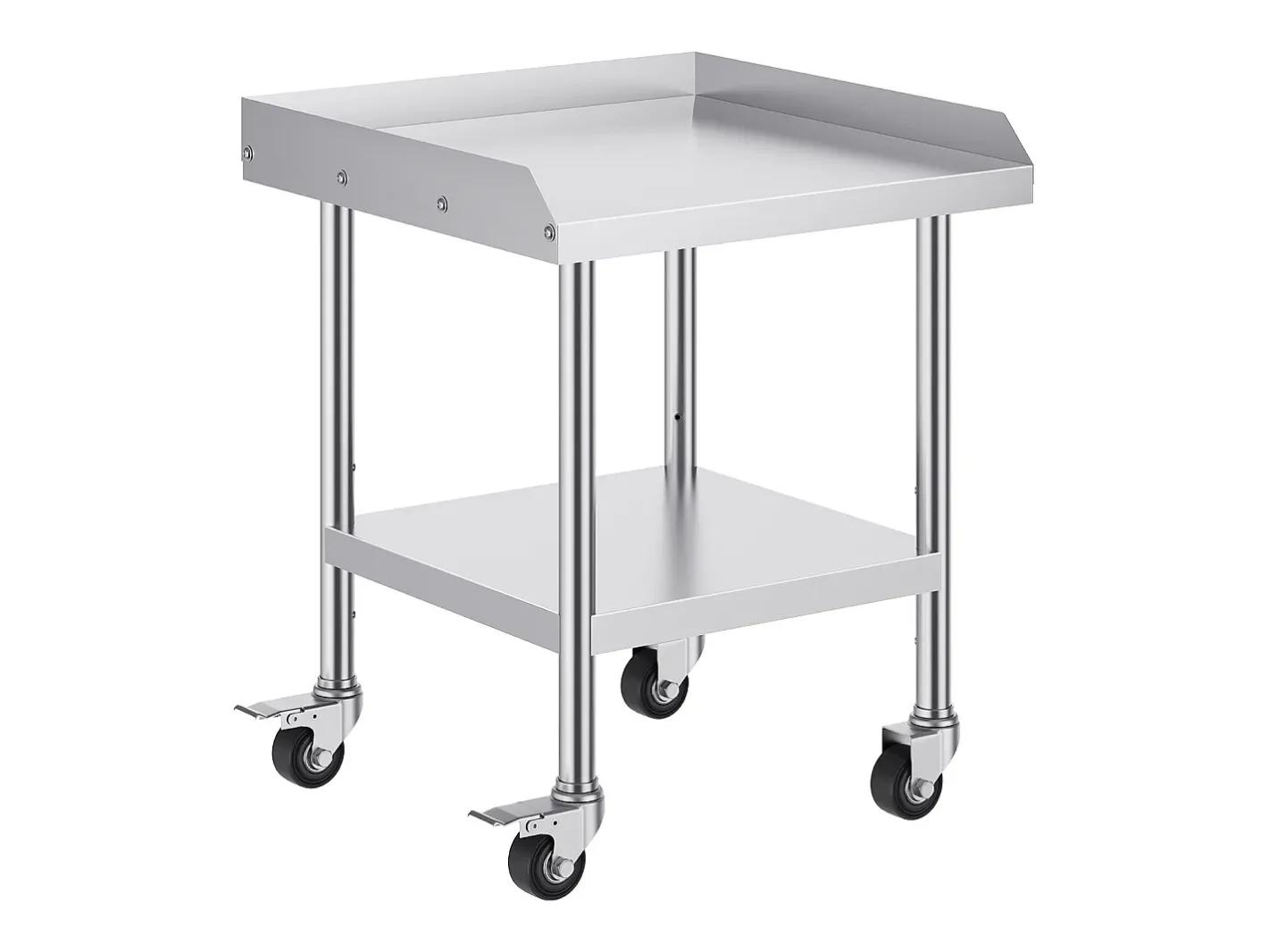 Mesa de Trabalho SucceBuy Mesa de Trabalho em Aço Inoxidável 60.96 x 60.96 cm, Mesa de Preparação de Alimentos Comercial para Serviços Pesados* Online