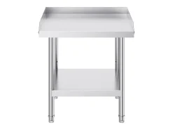 Outlet Mesa de Trabalho SucceBuy Mesa de Trabalho em Aço Inoxidável 60.96 x 60.96 cm, Mesa de Preparação de Alimentos para Restaurante Móvel De Arrumação