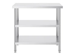 Online Mesa de Trabalho SucceBuy Mesa de Trabalho em Aço Inoxidável 45.7 x 91.4 cm, Mesa de Preparação de Alimentos para Cozinha Comercial Móvel De Arrumação