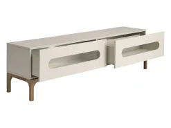 Mesa de TV em madeira de nogueira e com iluminação interior 3242^Angel Cerda New
