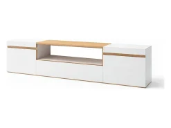 Mesa de TV Kavos Blanco - Roble Arena^duehome Outlet