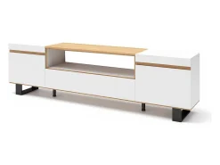 Mesa de TV Kavos Up Blanco - Roble Arena^duehome Discount