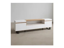 Mesa de TV Kavos Up Blanco - Roble Arena^duehome Discount