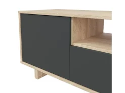 Mesa de TV Lino Roble Canadian - Antracita^duehome Discount